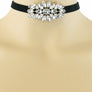 Crystal Bead Choker Necklace