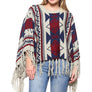 Fashion Knitted Fringe Poncho