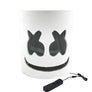 Light Weight Eva Foam DJ Marshmallow LED Halloween Helmet Mask + Batteries