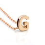 Women Gold DIY Capital Letter Name Alphabet Initial Link Chain Pendant Necklace