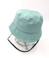 Protective Anti Spit Dust Fishing Bucket Saliva Kid Children UV Shield Hat Cap