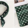 Satin Neck Scarf Dots Floral Striped Small Square Neckerchief Head bands Warp US