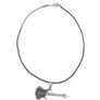 Stainless Music Plating Rock Guitar Pendent Necklace Adjustable String Jewelry