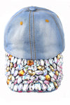 Crystal Stone Embedded Cap