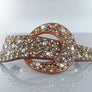 Rhinestone Embedded Plastic Hair Clip