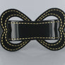 Double Heart Bow Plastic Hairclip
