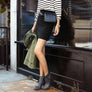 Women Alligator Fanny Pack Leather Waist Belt Classic Bag Bum Pouch Wallet Purse