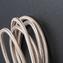 Micro USB Dual Charging Lightning Cable, 2 in 1 Braided Charger Cord For iphone