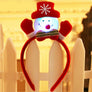 LED Flashing Light Up Glittering Christmas Headband Xmas Party Decorative Head