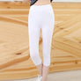 New Hot High 3/4 Capri Cotton Leggings Jogging Yoga Pilates Pants Grey