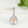 925 Sterling Silver European Pet Cat Tree Life Story Super Mom DIY Bead Bracelet
