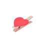 7 Tone 20Pcs Mini Love Heart Wooden Clothes Pin Birthday Wedding Photo Clips Peg