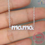Necklace Collier Collar Europe Crystal 925 Sterling Mama Pendant Mother's Day