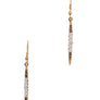 TWO- TONE LONG EARRING