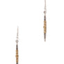 TWO- TONE LONG EARRING