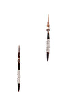 TWO- TONE LONG EARRING