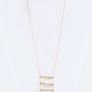 Metal Beads Layer Drop Necklace