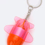 Rocket Mini Ballpoint Pen Key Charms Set