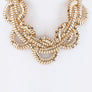 Braiding Chain Statement Necklace Set