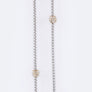 Crystal Balls Long Station Necklace