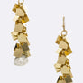 Fringe Plate & Bead Earrings