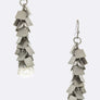 Fringe Plate & Bead Earrings