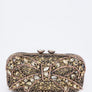 Austrian Crystal Bow Ribbon Statement Box Clutch