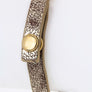Wood Carved Tag Cuff