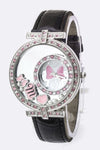 Enamel Charms Minnie Watch