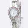 Crystal Bezel Watch & Bracelet Set