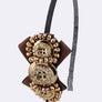 Buttons & Bow Embellishment Statement Head Band