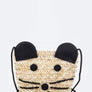Iconic Mouse Straw Fashion Swing Bag
