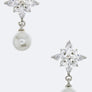 CZ & Pearl Earrings