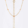 Crystal & Bead Drops Layer Necklace