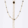 Crystal & Bead Drops Layer Necklace