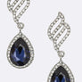 Crystal Wing & Teardrop Earrings