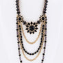 Beads & Chain Boho Layered Necklace Set