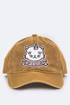 Toddler Size Unicat Embroidery Cotton Cap