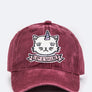 Toddler Size Unicat Embroidery Cotton Cap