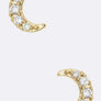 Crescent Stud Earrings