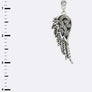 Filigree Wing & Crystal Earrings