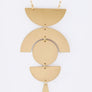 Metal Plates Charm Necklace
