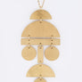 Brass Plates Charm Necklace
