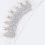 Kids Size Pearl Crown Stretch Headband
