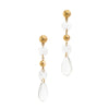 Clear Bead Drop Earring