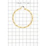 TWISTED METAL HOOP EARRING