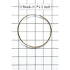 ENDLESS HOOP EARRING 2"
