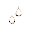 OVAL DROP EARRING