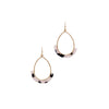 OVAL DROP EARRING