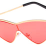 Women Retro Gold Alloy Frame Glasses Cat Eye Sunglasses Sun UV400 Bella Style